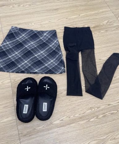 今日ootd套装，原味黑丝丝